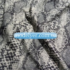 Ткань Трикотаж люрекс принт (змея)